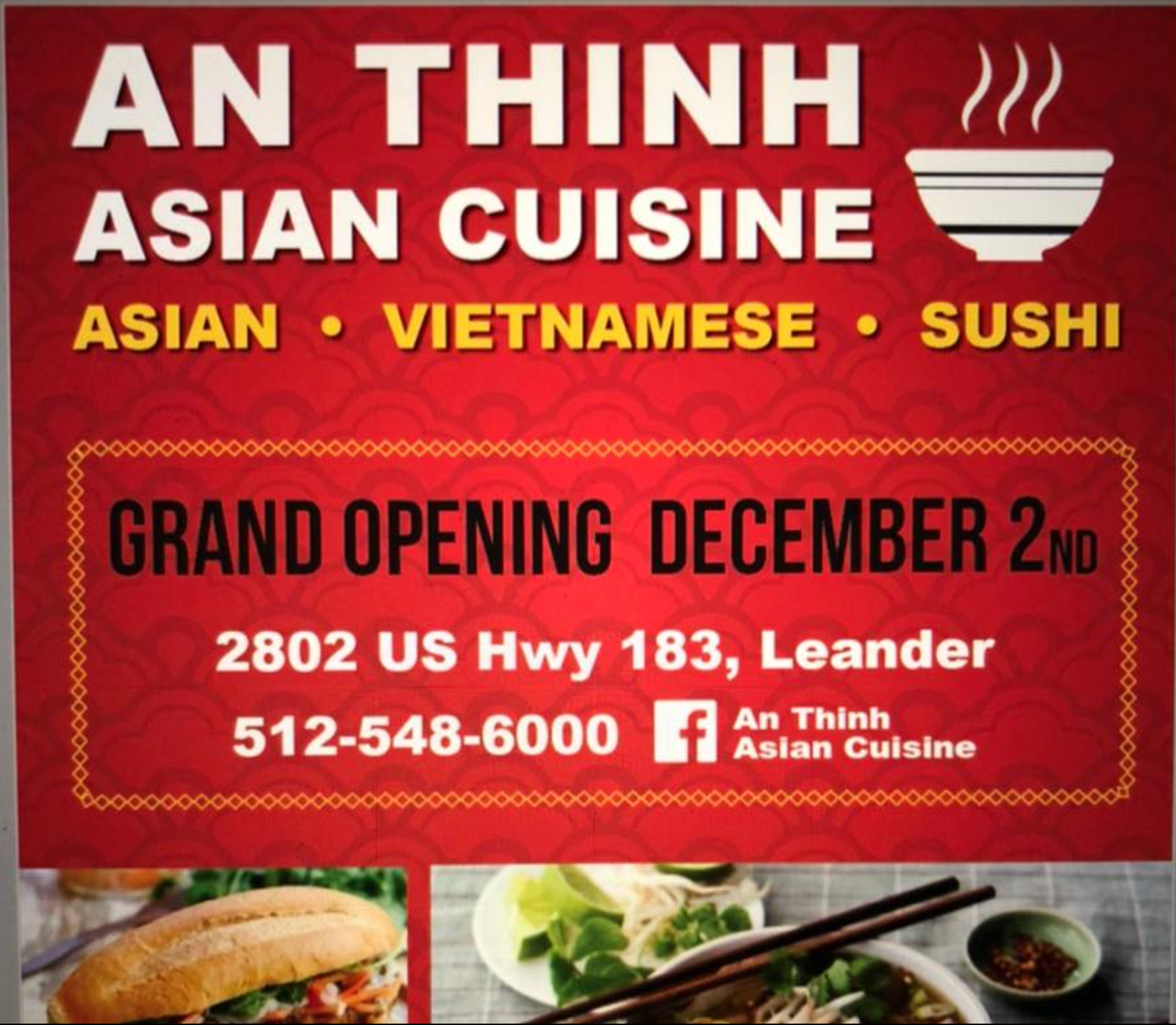 An Thinh Asian Cuisine Leander Restaurant Shops At San Gabriel Ridge The Cummings Team Pure Realty Leander Today Real Estate Texas