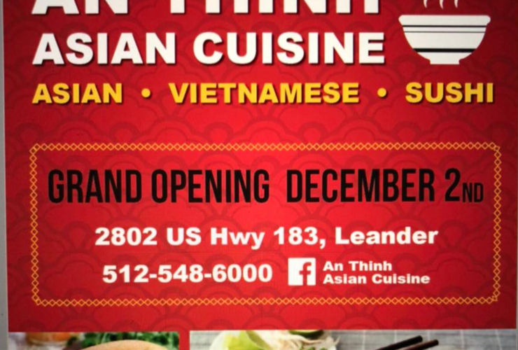 An Thinh Asian Cuisine Leander Restaurant Shops At San Gabriel Ridge The Cummings Team Pure Realty Leander Today Real Estate Texas