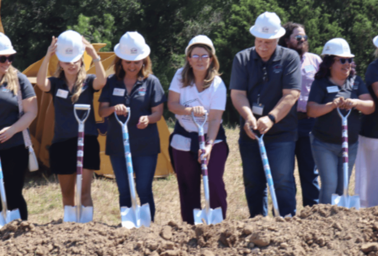 Groundbreaking Ceremony For Hope Alliances New Hope Center In Leander TX - New Hope Leander - The Cummings Team - Pure Realty - Leander Today - Rebekah Cummings