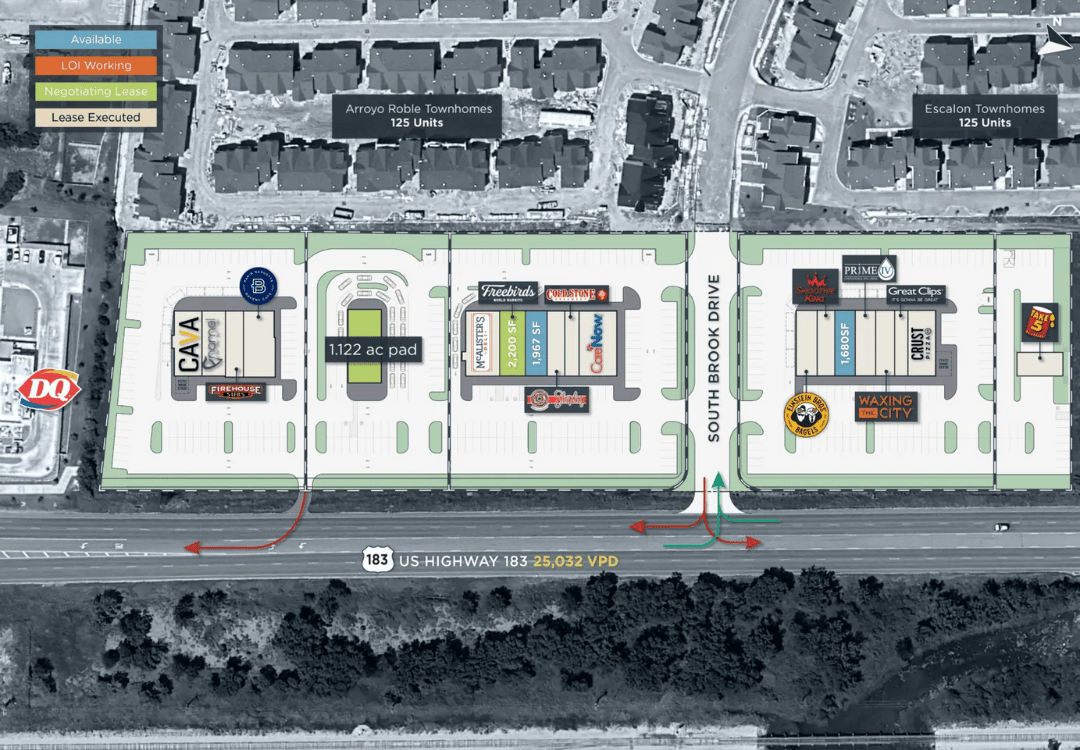 Southbrook Station: A New Dining And Retail Development In Leander TX - Leander Today - The Cummings Team - Rebekah Cummings - The Cummings Team real estate - Leander real estate - Central Texas real estate - Leander developments